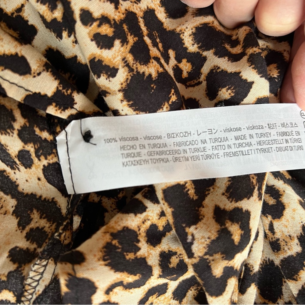 BNWT Zara Leopard Print Top - Picture 6 of 12